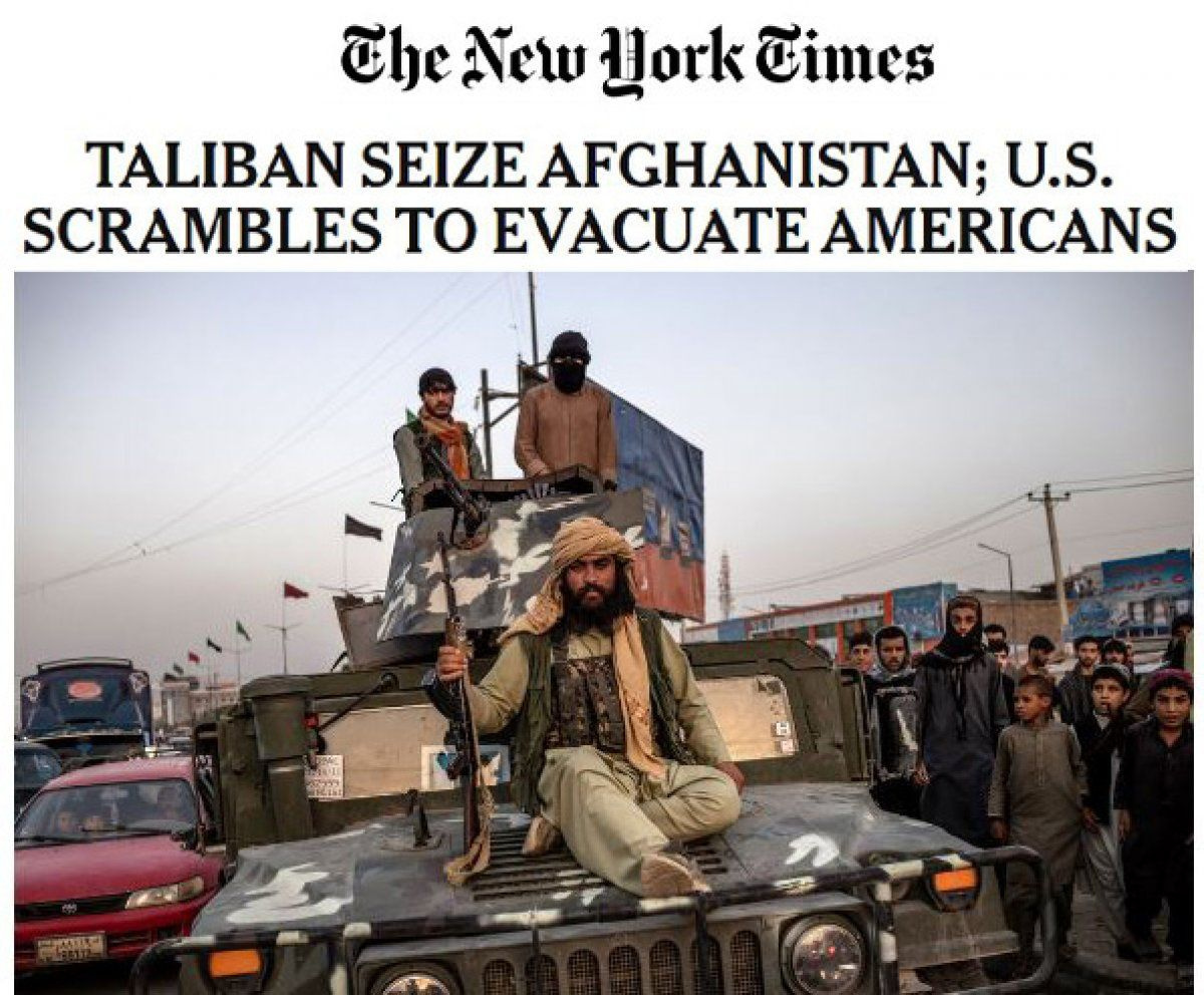 ABD basınından dikkat çeken Taliban manşetleri