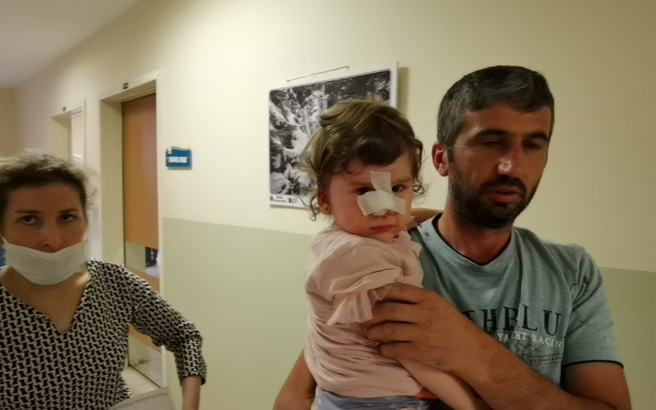 Bursa'da sokakta yürürken hayatının şokunu yaşadı! Kızını zor kurtardı