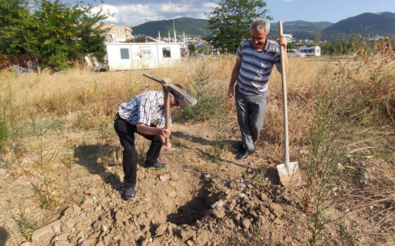 Kazdığı toprağa kendini diri diri gömdü! Bursa'da 'neden' diyenler cevabı duyunca şaşırdı