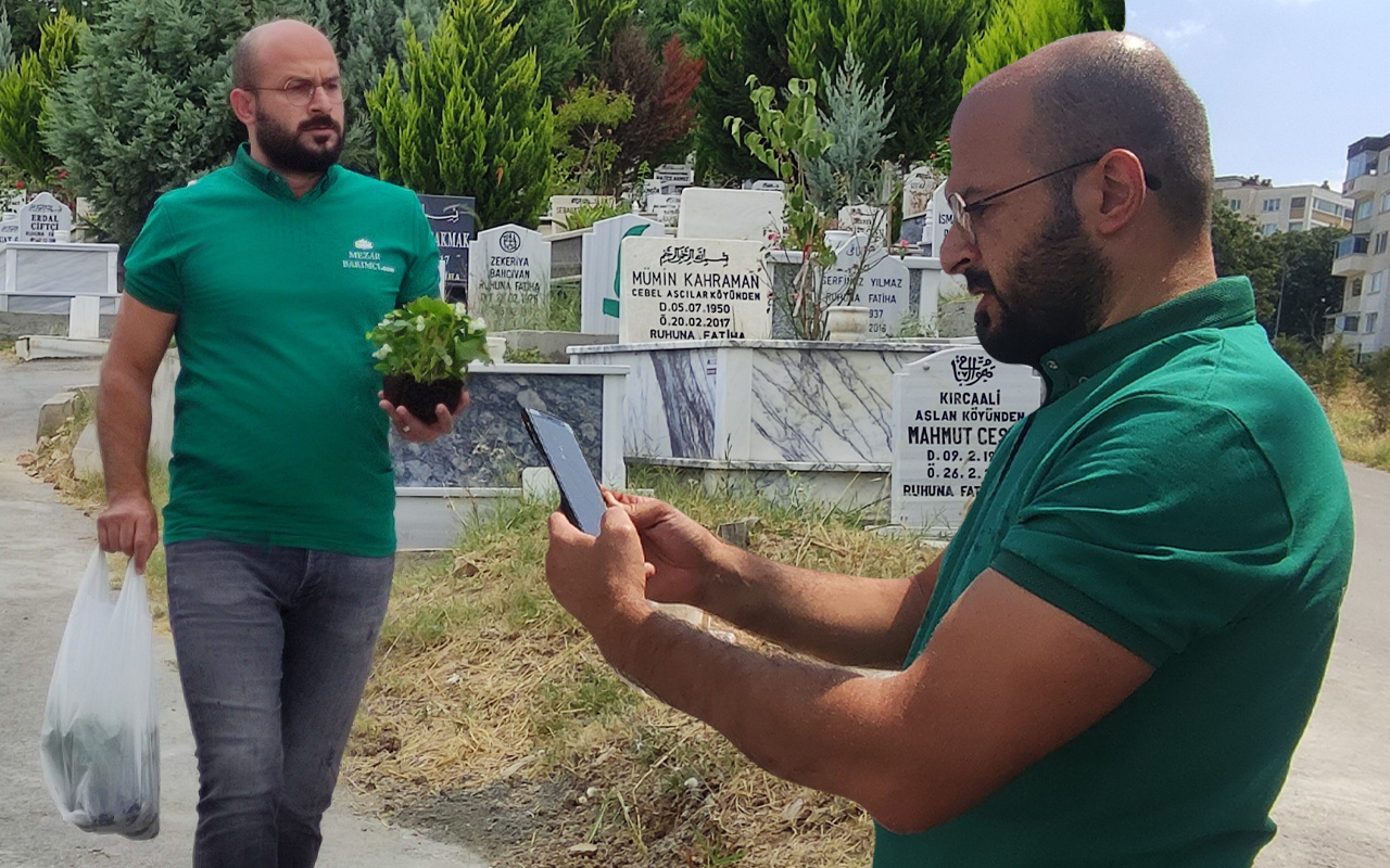 İşsiz kalınca Bursa'da salgını fırsata çevirdi! Mezarları bakın kaç TL'ye temizliyor