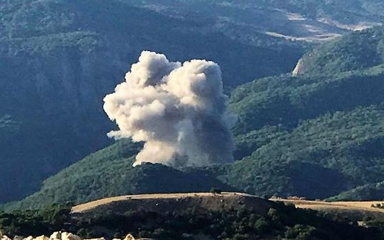 Ormanı ateşe veren PKK'lılara operasyon: 1 terörist öldürüldü