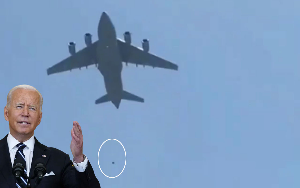 ABD Başkanı Joe Biden'dan düşen uçaktan düşen Afganlarla ilgili skandal açıklama