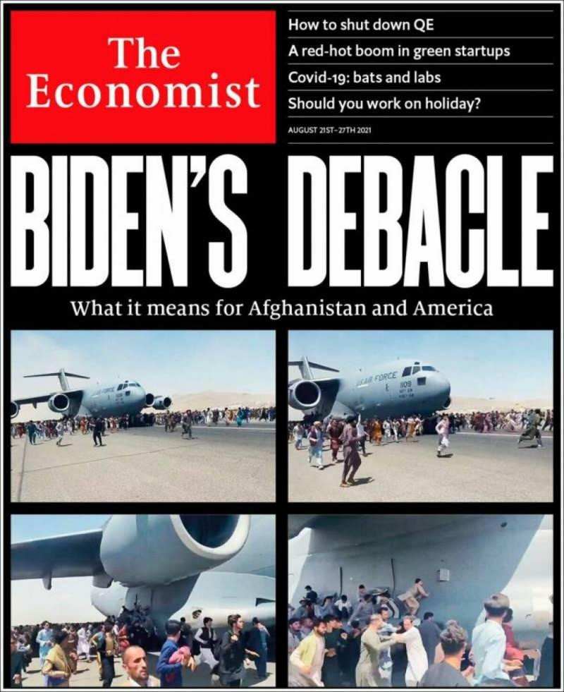 The Economist'ten çok konuşulacak Afganistan kapağı: Biden'in çöküşü