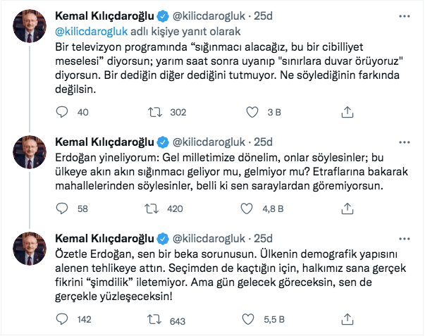 Kemal Kılıçdaroğlu, Erdoğan'a yüklendi: Namazdan çıkıyorsun, avluda küfür kıyamet