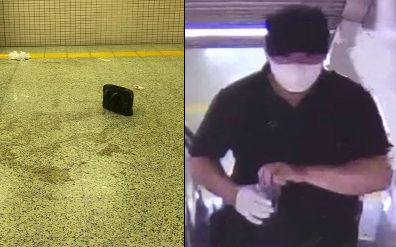 Metroda asitli saldırı kabusu! Bir anda yolculara fırlattı