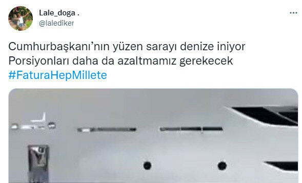 'Afetler için toplanan bağışlarla Cumhurbaşkanı Erdoğan’a lüks yat yapılıyor' yalanı