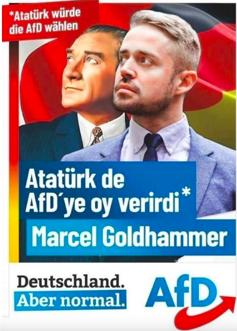 Almanya'nın ırkçı partisinden Atatürk'e hakaret: Atatürk de oy verirdi!