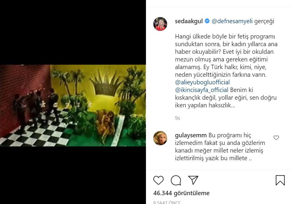 Seda Akgül Defne Samyeli'yi 'kırbaçlı fetiş klibi'yle bombaladı: Ey Türk halkı...