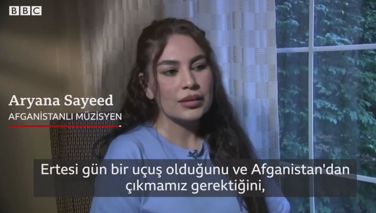 Taliban'dan kaçıp Türkiye üzerinden ABD'ye giden Aryana Sayeed'den Afgan kadınlara çağrı