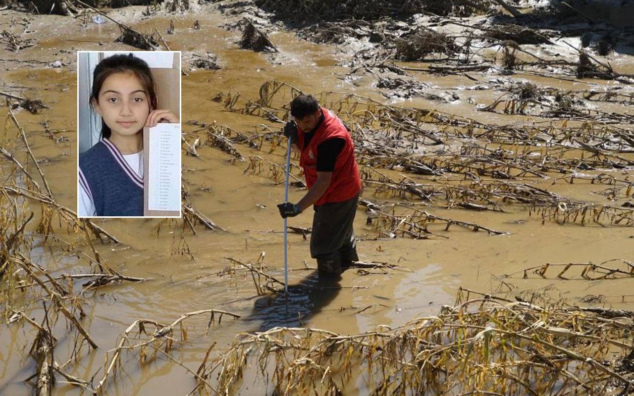 İnebolu'da sele kapılan 13 yaşındaki Rabia Aydemir 17 gündür aranıyor