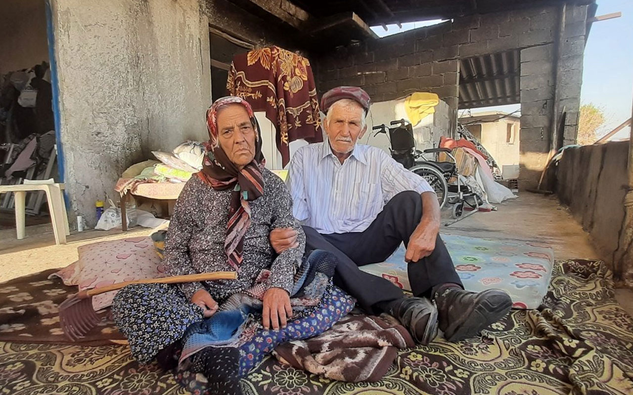 Antalya'da yangından etkilenen yaşlı çiftin evi 15 günde yapıldı