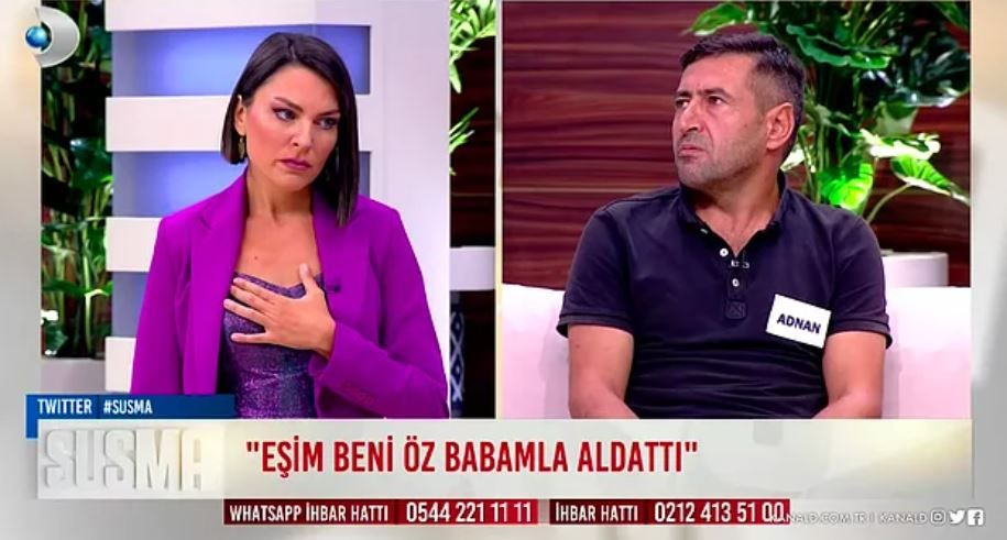 Kanal D Ece Üner ile Susma'da skandal: Babam ile karımı beraber olurken yakaladım