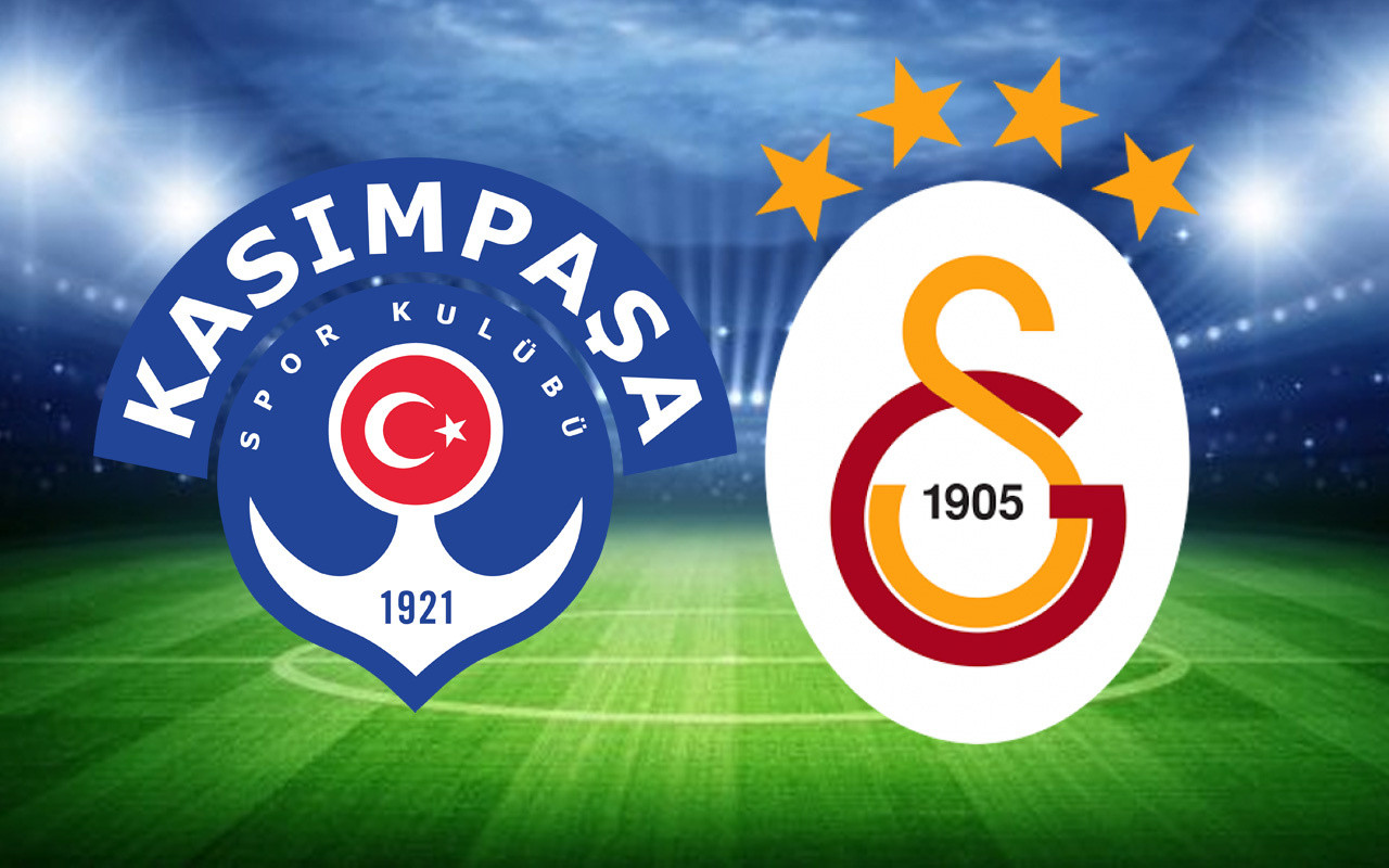 Kasımpaşa-Galatasaray Süper Lig maçı 11'ler belli oldu!