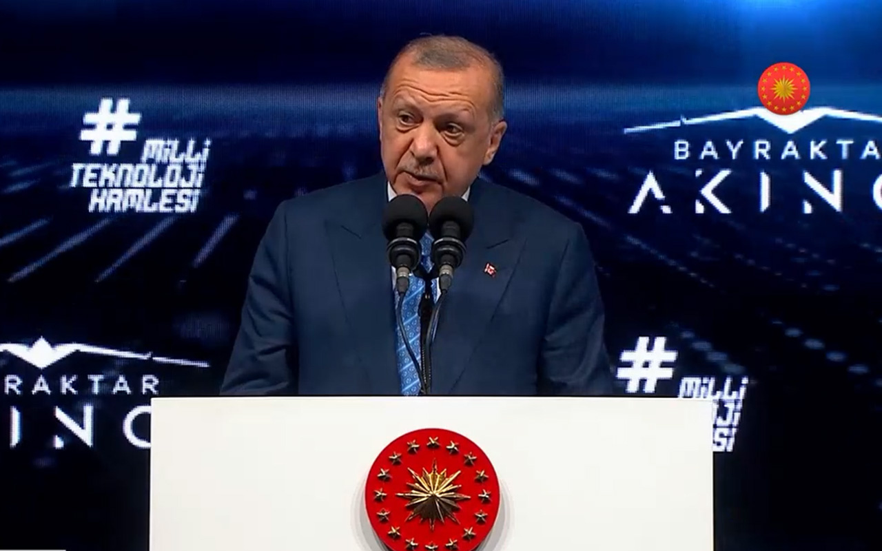 Cumhurbaşkanı Erdoğan'dan AKINCI TİHA teslim töreninde önemli açıklamalar