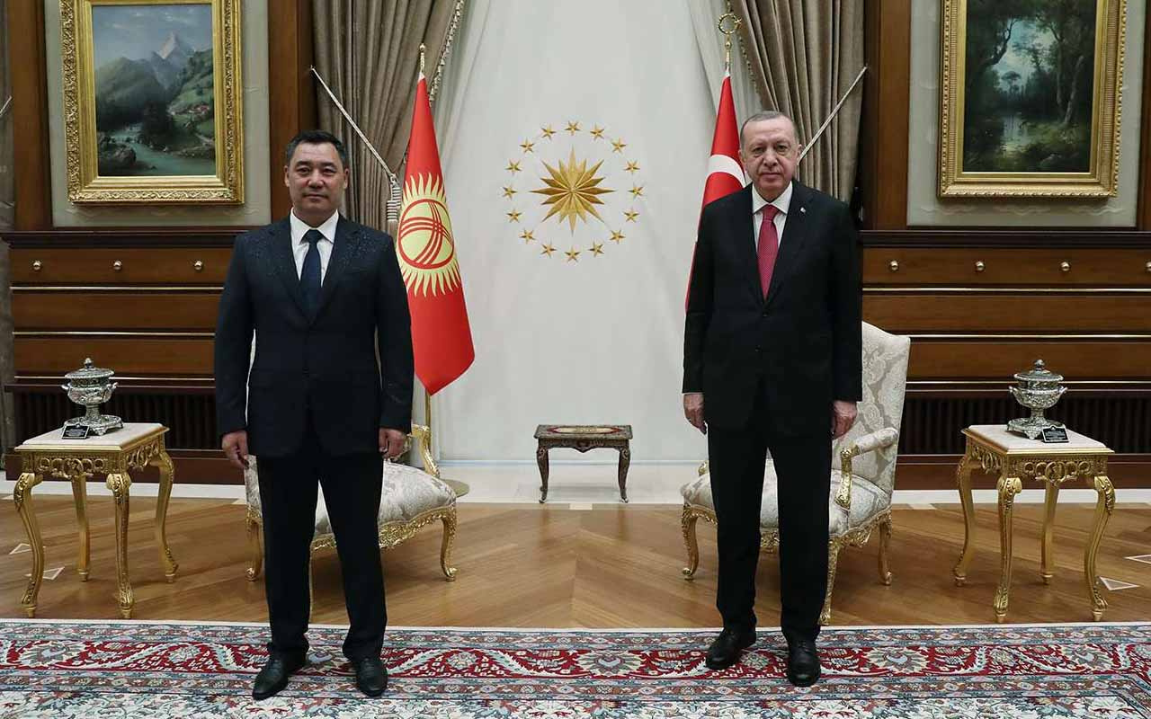 Cumhurbaşkanı Erdoğan, Kırgızistan lideri Caparov ile telefonda görüştü