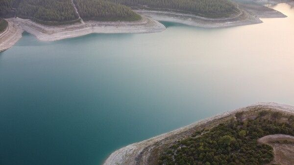 Osmaniye'de barajda sular çekildi korkutan görüntü ortaya çıktı! Alarm veriyor