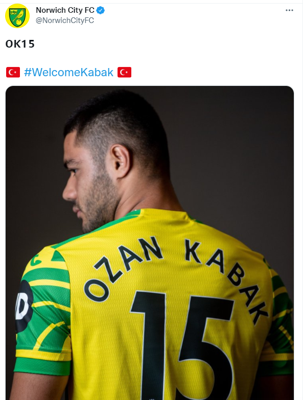 Norwich City Ozan Kabak'ı resmen açıkladı
