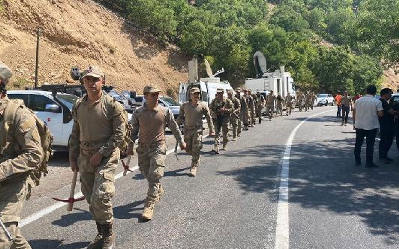 Munzur Vadisi Milli Park’taki yangın sürüyor! Mehmetçik de bölgede