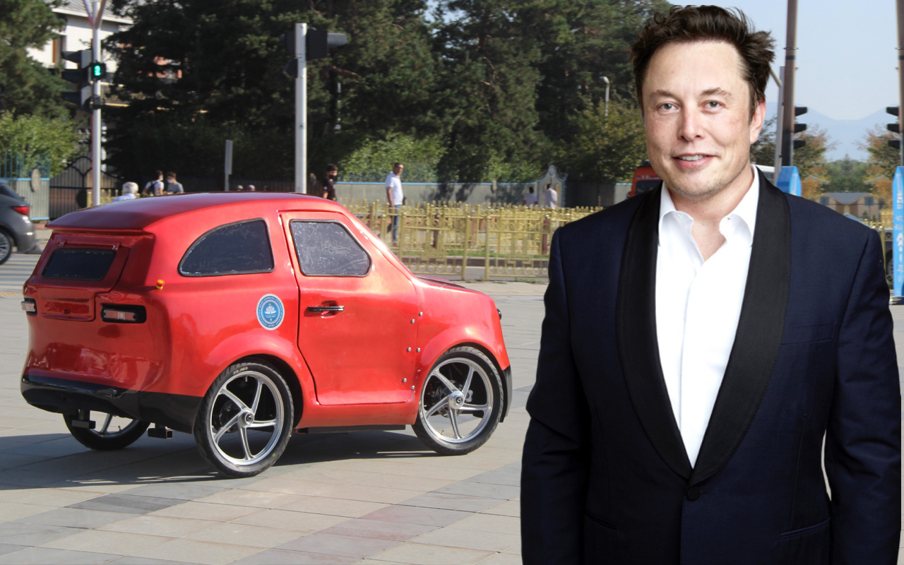 Erzurum'da İmam Hatipliler elektrikli araç üretti! Elon Musk'ın Tesla'sına rakip çıktı