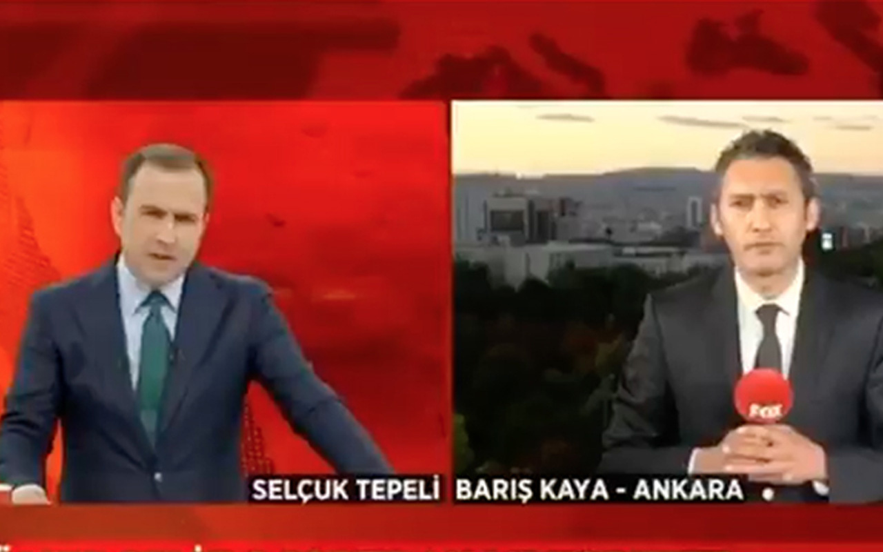 FOX TV muhabiri Barış Kaya'nın, Ömer Çelik'in basın toplantısına alınmadığı iddiası