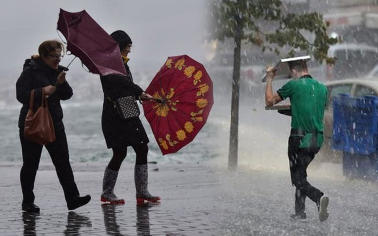 Sıcaklık 10 derece birden düşecek! Kuvvetli yağış ve fırtına geliyor: Meteoroloji'den sarı ve turuncu alarm