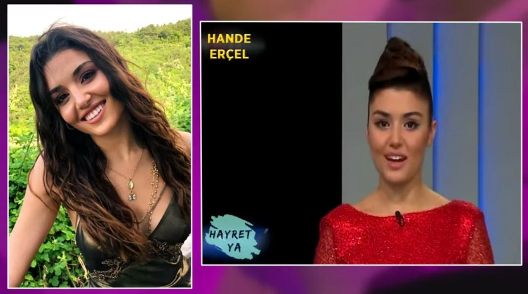 Hande Erçel'in sunuculuk videosu sosyal medyada viral oldu Estetiklerden sonra bambaşka!