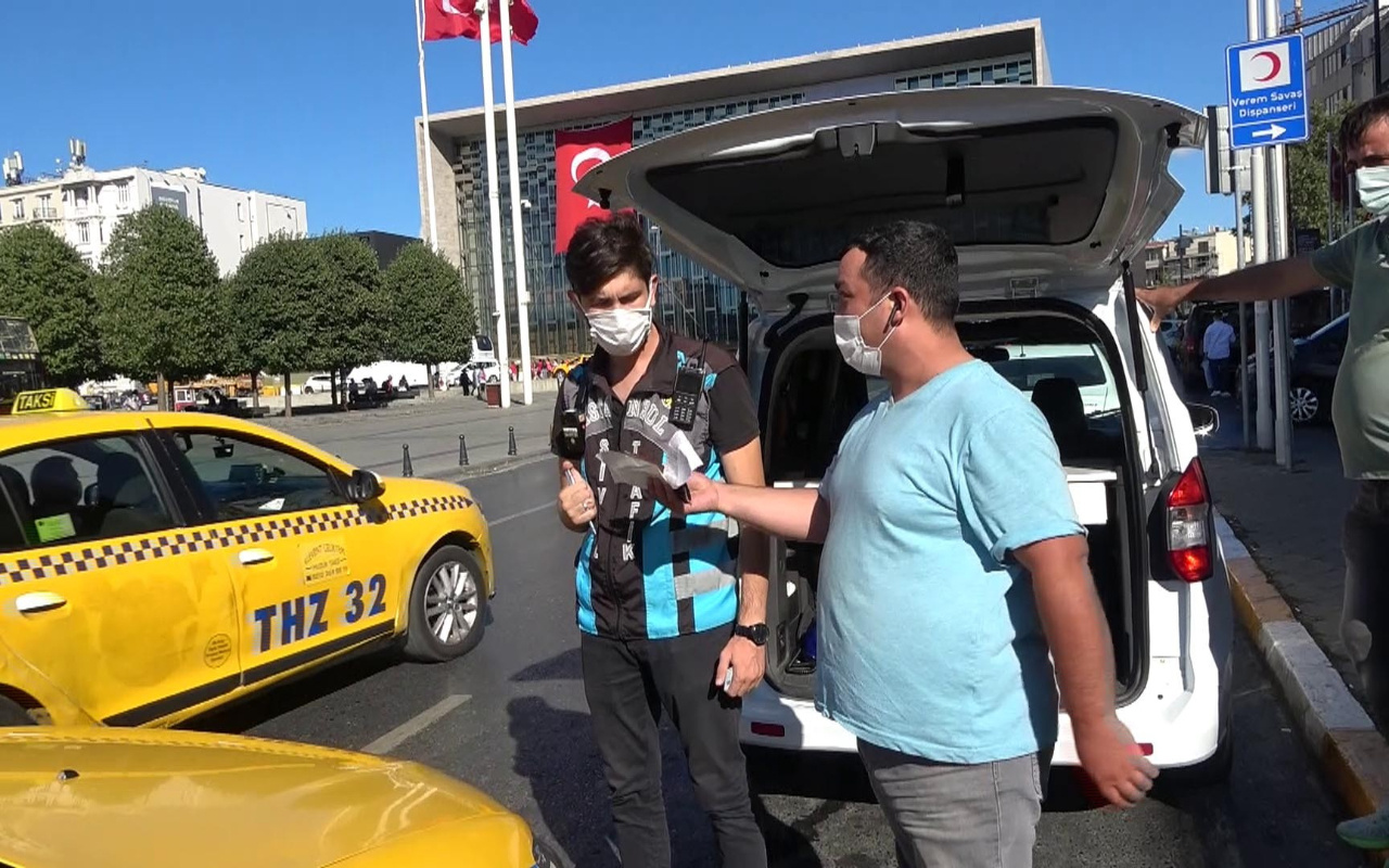 İstanbul'da kurallara uymadılar! Taksicilere ceza yağdı