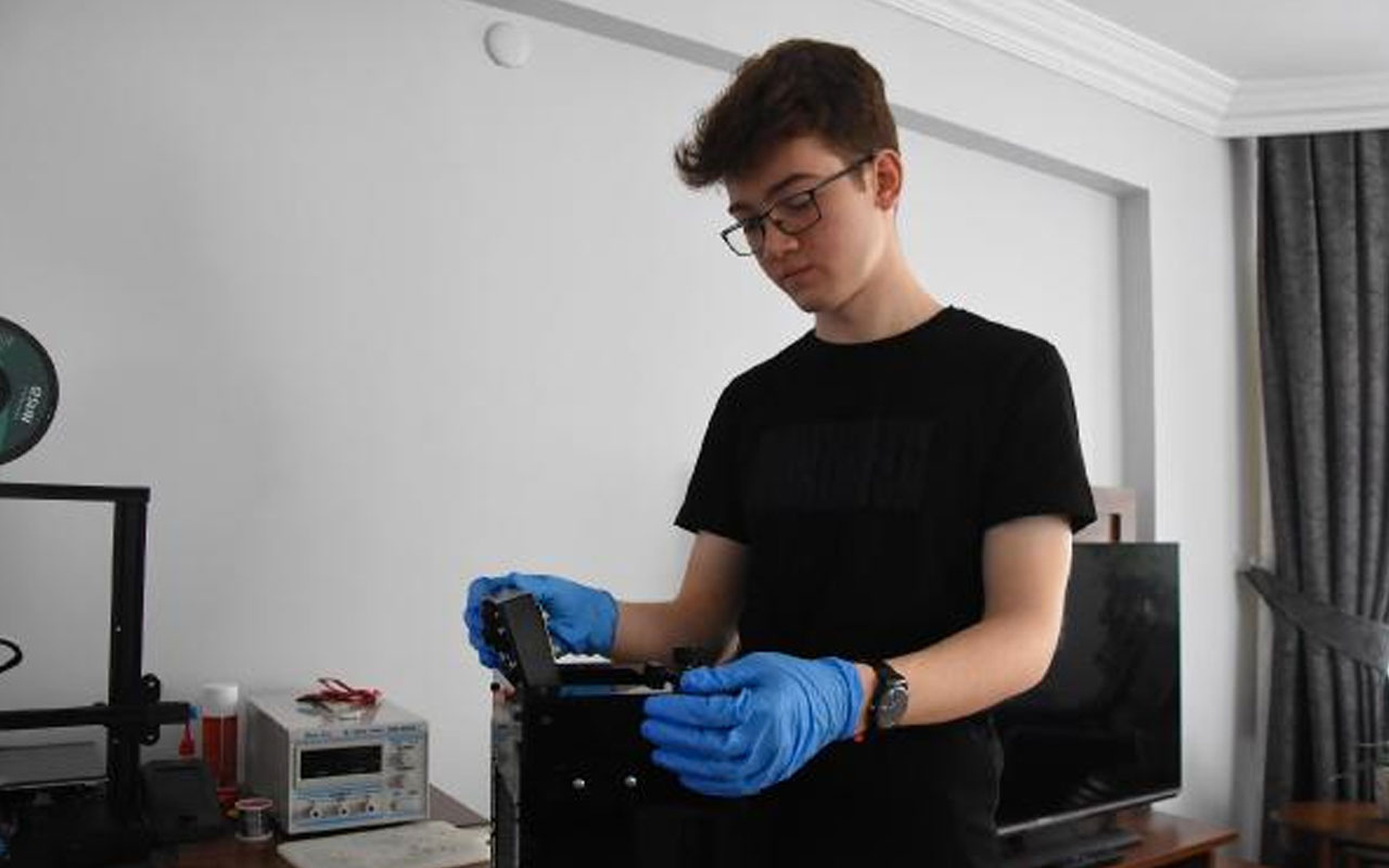 Kütahya'da lise öğrencisi PCR cihazı üretti! Üniversite onay verdi