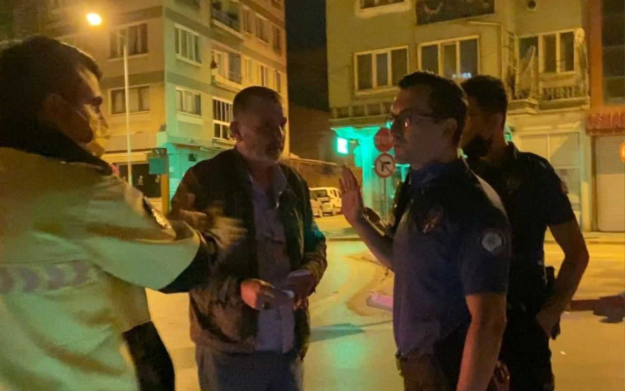 Bursa'da alkollü sürücüden polise zor anlar yaşattı: Hadi beni...
