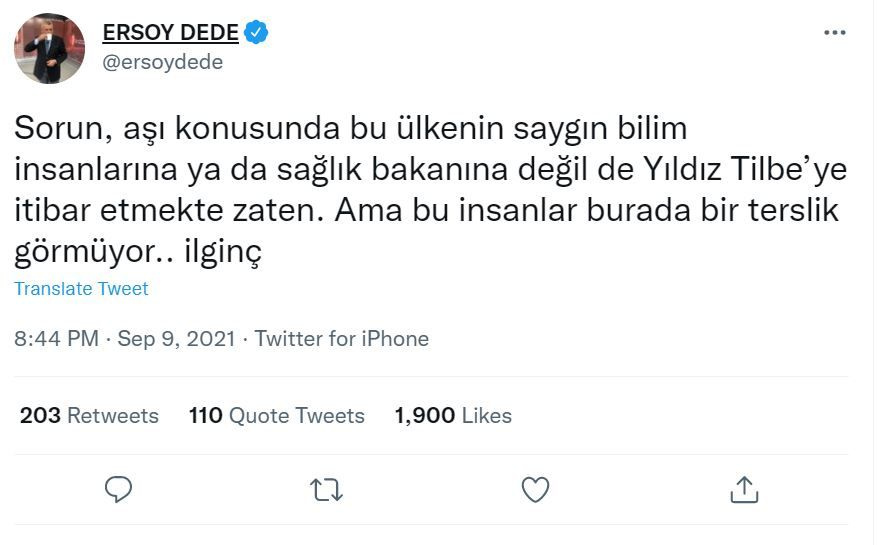 Yıldız Tilbe'den TRT spikeri Ersoy Dede'ye aşı çıkışı: Yakıştı mı size?
