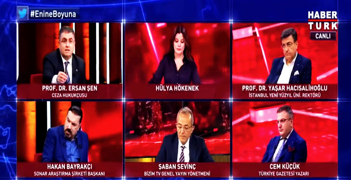Hukukçu Ersan Şen ile Cem Küçük Habertürk canlı yayında birbirine girdi