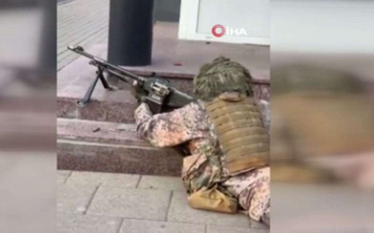 Letonya’da sokak ortasındaki askeri tatbikat tepki çekti