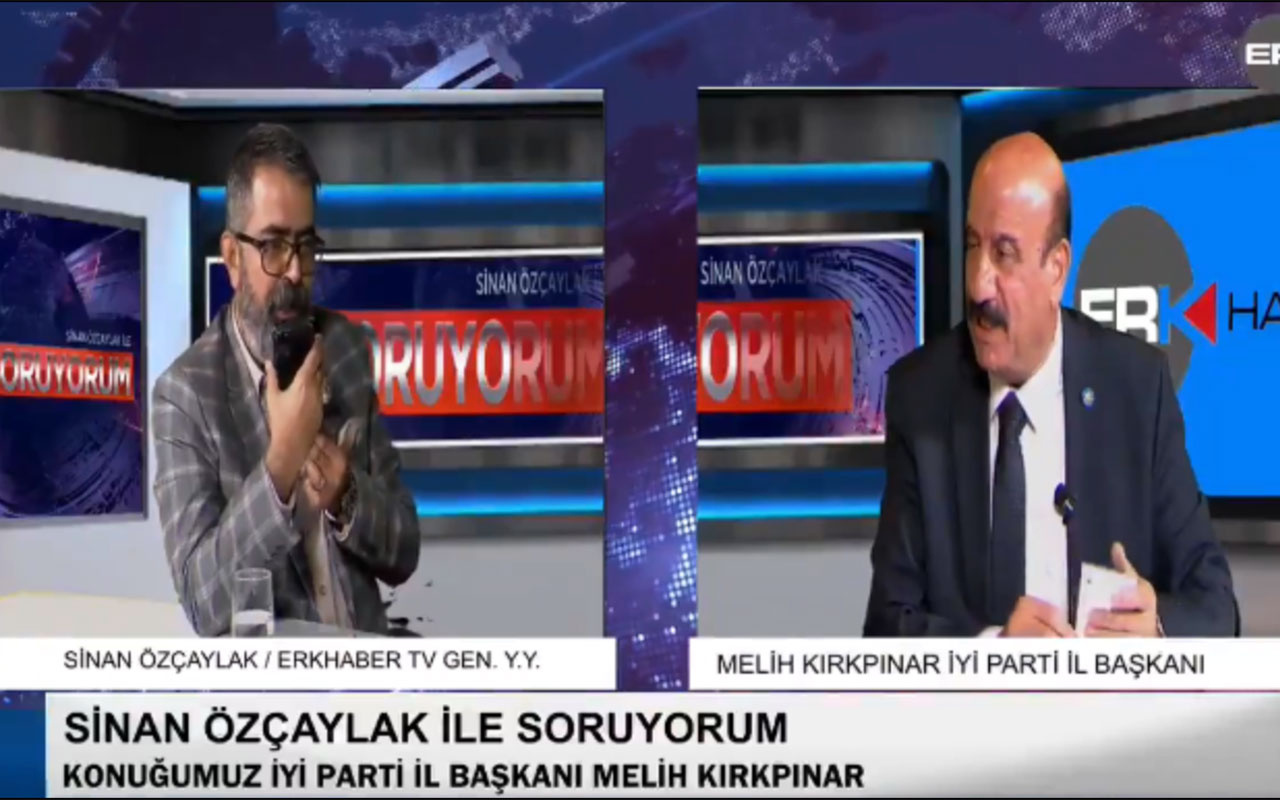 Erzurum Belediye Başkanı Mehmet Sekmen canlı yayında İYİ Parti İL Başkanı'na küfretti