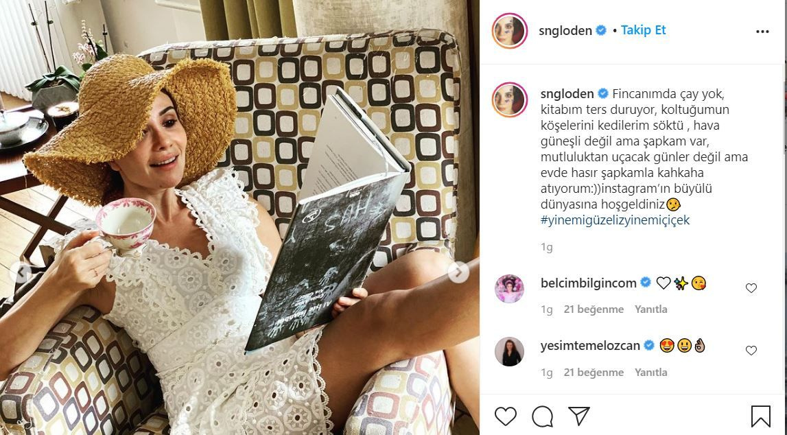 Songül Öden'den Instagram'ın 'sahteliğine' sert gönderme