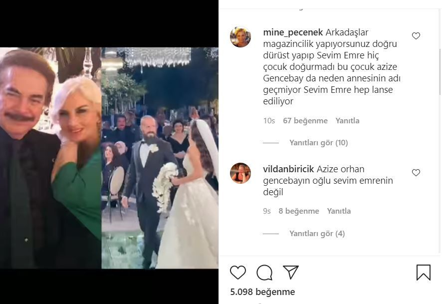 Orhan Gencebay'ın oğlu Gökhan evlendi Çırağan'a ünlü yağdı!