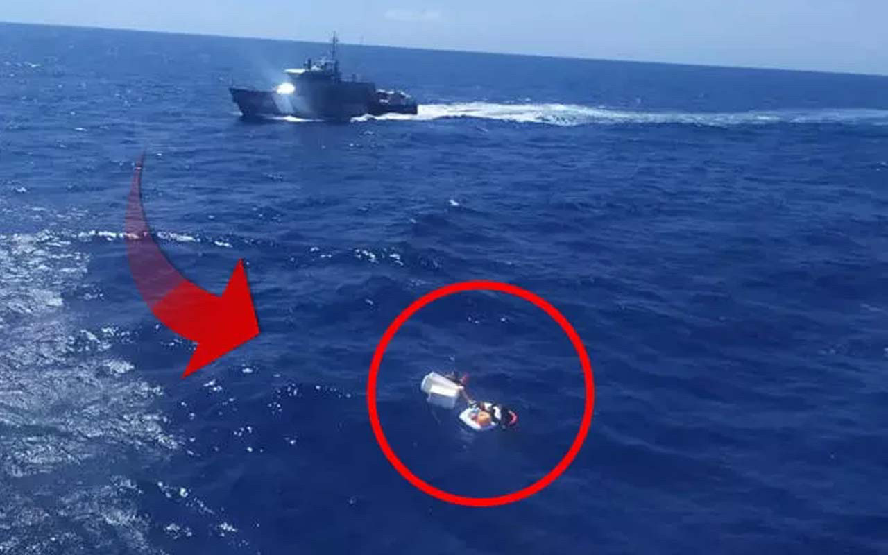 Gemi kazası sonrası denizin ortasında can savaşı! Anne iki çocuğunu emzirip kurtardı ama...