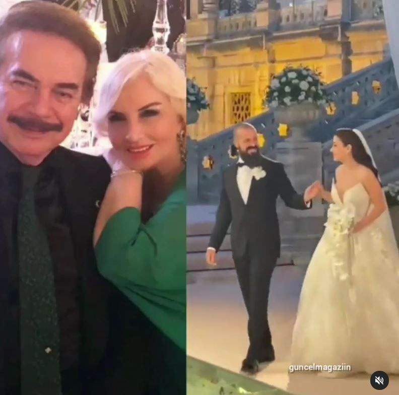 Orhan Gencebay'ın oğlu Gökhan evlendi Çırağan'a ünlü yağdı!