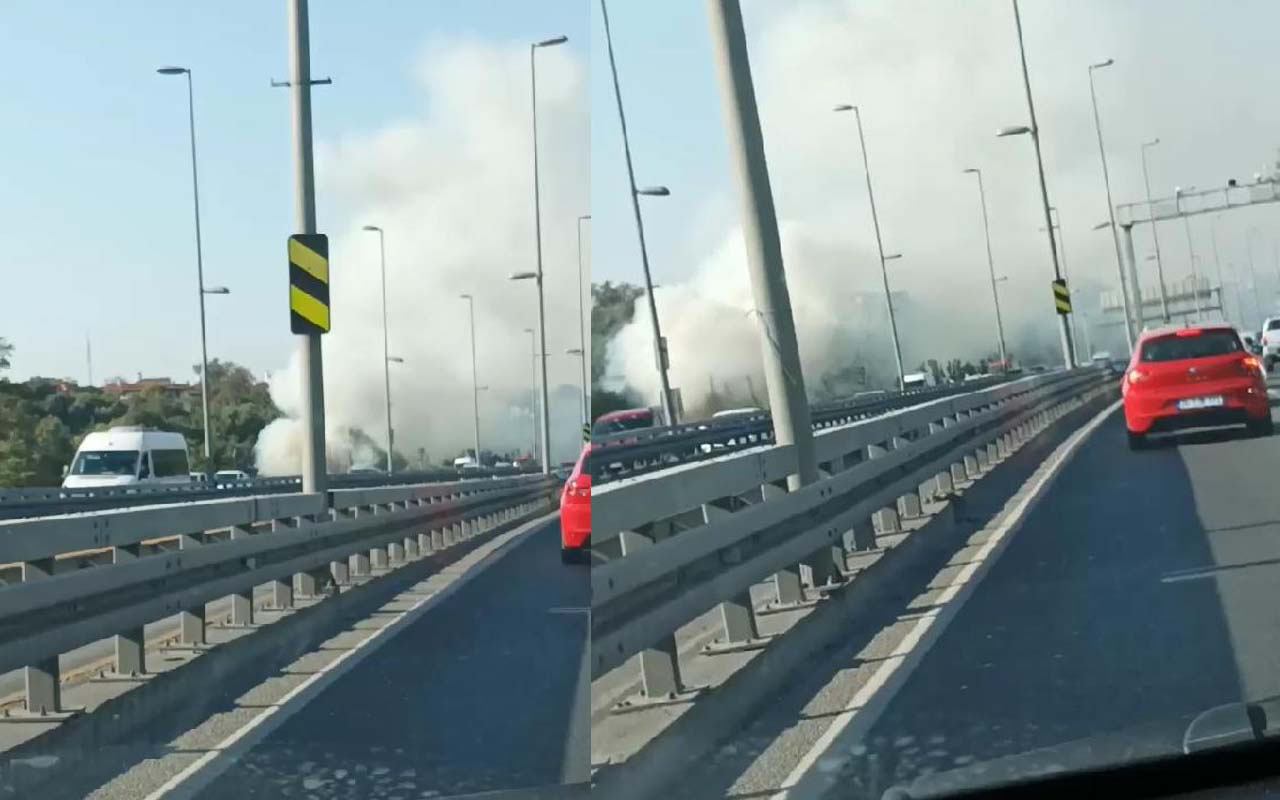 Üsküdar Altunizade'de yangın! Trafik de etkilendi
