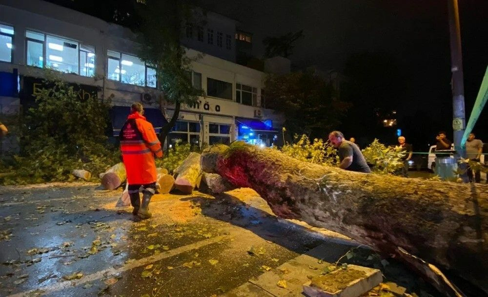 İstanbul'da sağanak ve fırtına
