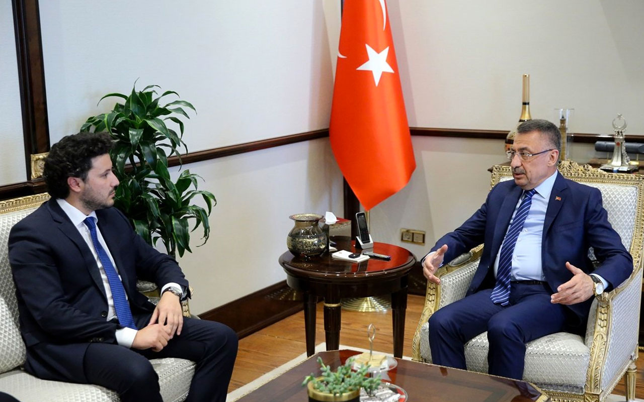 Fuat Oktay, Karadağ Başbakan Yardımcısı Abazoviç'le görüştü
