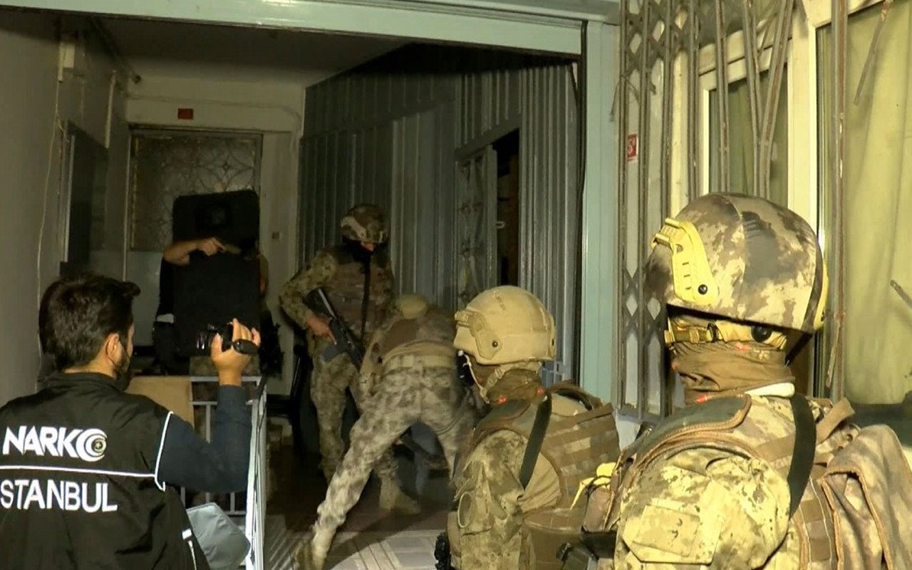 İstanbul polisinden uyuşturucu operasyonu çok sayıda gözaltı