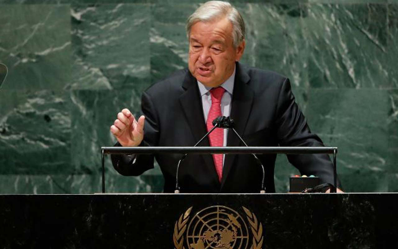 Birleşmiş Milletler toplantısı başladı! Guterres'ten korkutan açılış: Tehlike çanlarını çalmak için buradayım!