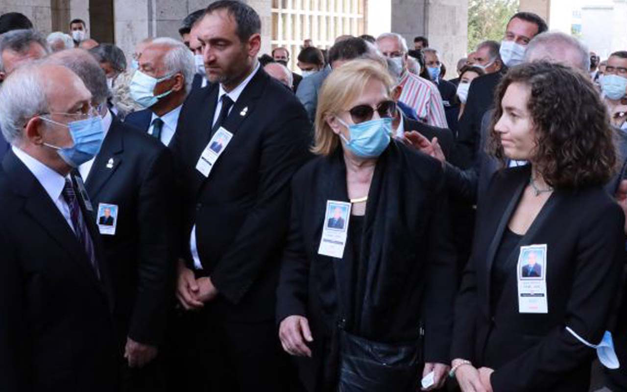Nevşin Mengü'nün babası Şahin Mengü için cenaze töreni Kemal Kılıçdaroğlu da oradaydı