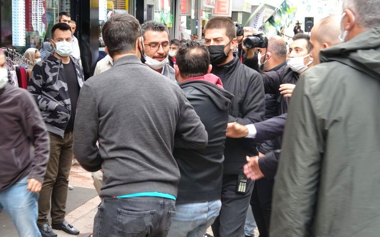 Sivas'ta Ahmet Davutoglu'nun ziyaretinde 'davanı neden bıraktın?' gerilimi