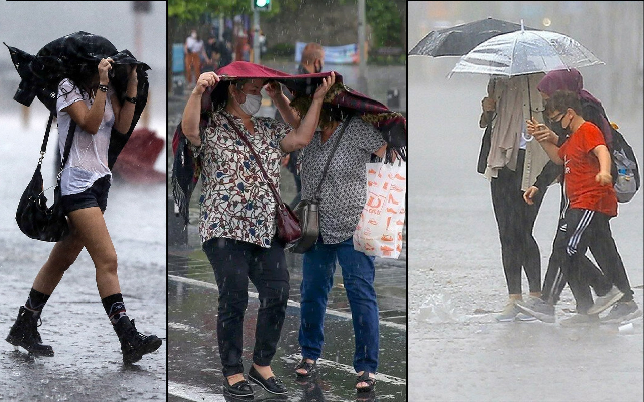 Yarın bitiyor Meteoroloji uyardı saat verildi: Kuvvetli yağış geliyor: İstanbul Ankara İzmir