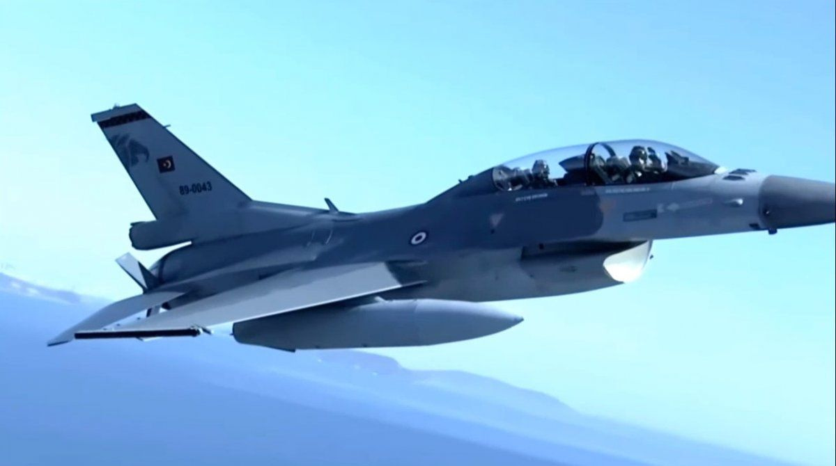 TEKNOFEST'te Akıncı'nın F-16 kokpitinden görüntüleri nefes kesti