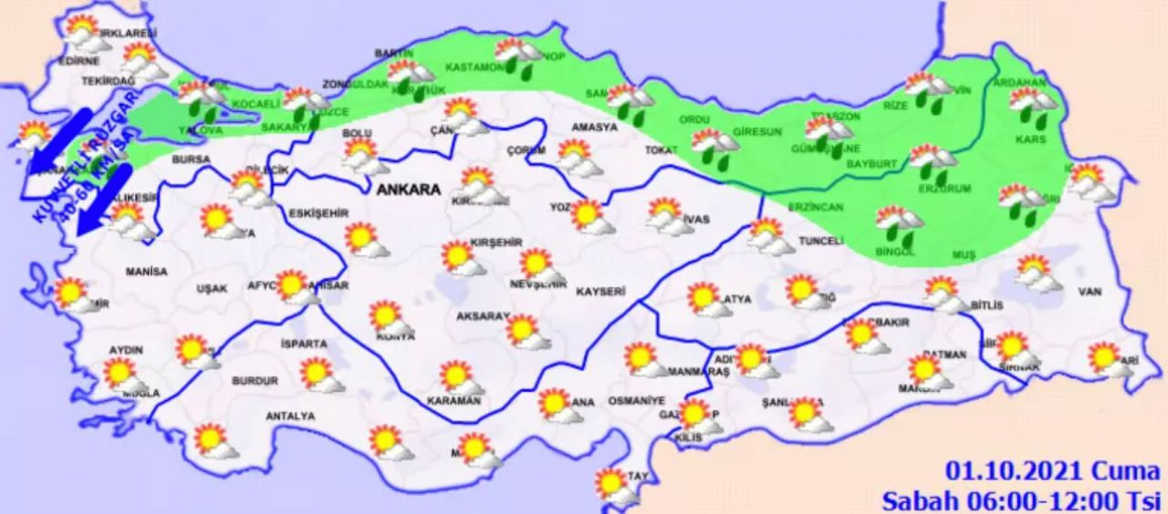 Bugüne dikkat! Birçok şehir için alarm verildi çok kuvvetli geliyor sel olabilir