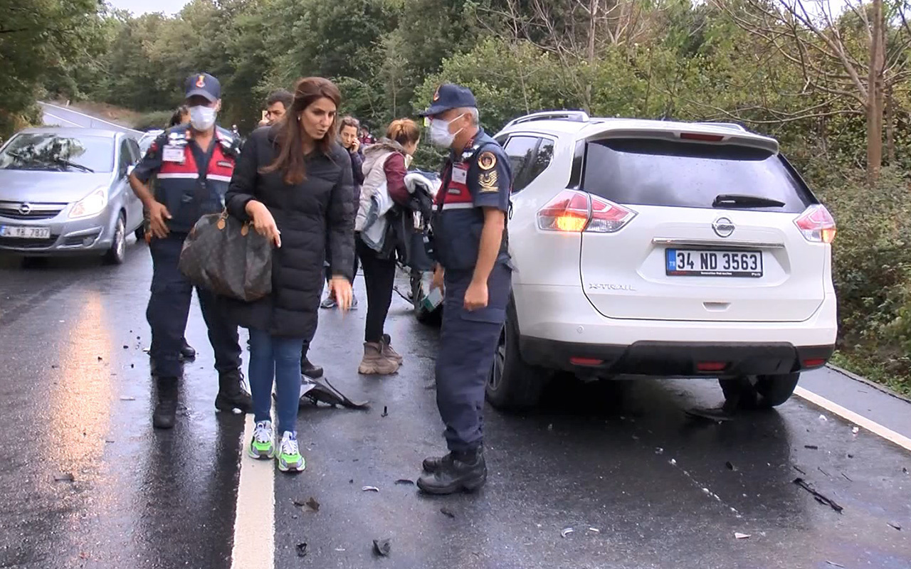 Kurye otomobille kafa kafaya çarpışarak öldü! 'Ne var bunda' diyen kadın şok etti