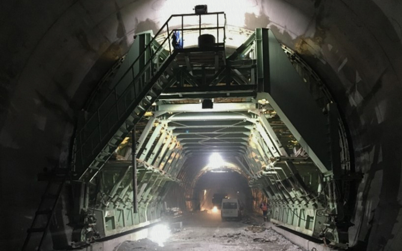 Yeni Zigana Tüneli'nde kazı işlemlerinin yüzde 94'ü tamamlandı