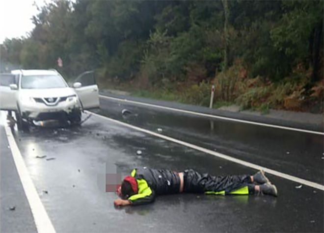 Kurye otomobille kafa kafaya çarpışarak öldü! 'Ne var bunda' diyen kadın şok etti